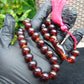 47 gr Hand Tasbih 33+3 Beads 12 mm Indonesian Cherry Red Amber for Healing 25TBS4