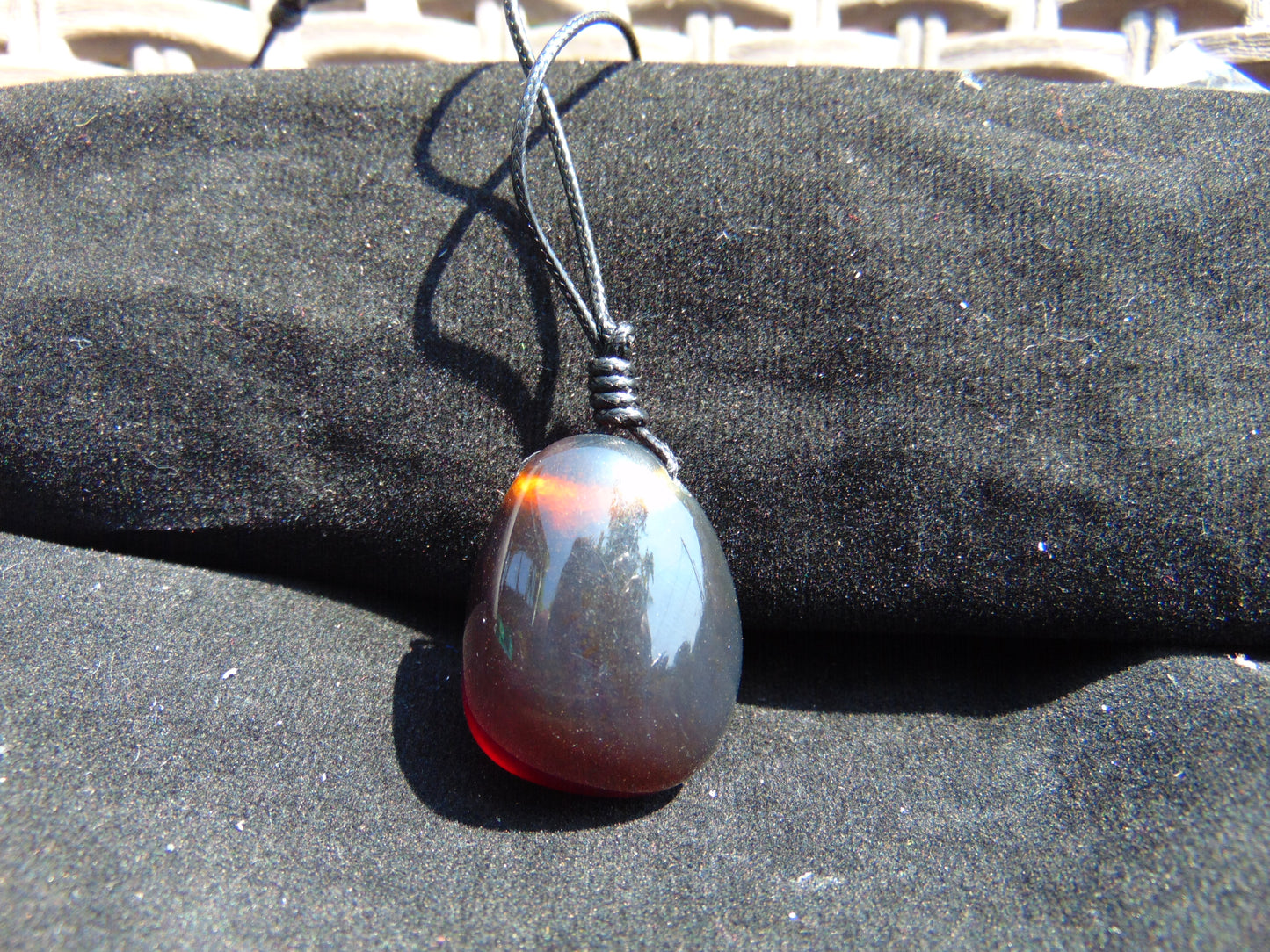 9 gram Pendant Indonesian Blue Amber for Healing PAR18