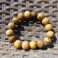 26 gram 16 Beads Mala Bracelet Indonesian perfumed yellow ambil 1 3mm for Healing BTR16