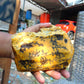 488 gram Polished Indonesia Yellow Aromatic Amber for Healing AY26M143
