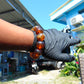 56 gram 12 Beads Mala Bracelet Indonesian Yellow Green Blue Amber 20 mm for Healing G20B107