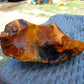 387 gram Polished Indonesia Yellow Aromatic Amber for Healing AY26M135