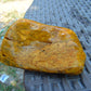 219 gram Polished Indonesia Yellow Aromatic Amber for Healing AY26M142