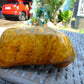 219 gram Polished Indonesia Yellow Aromatic Amber for Healing AY26M142
