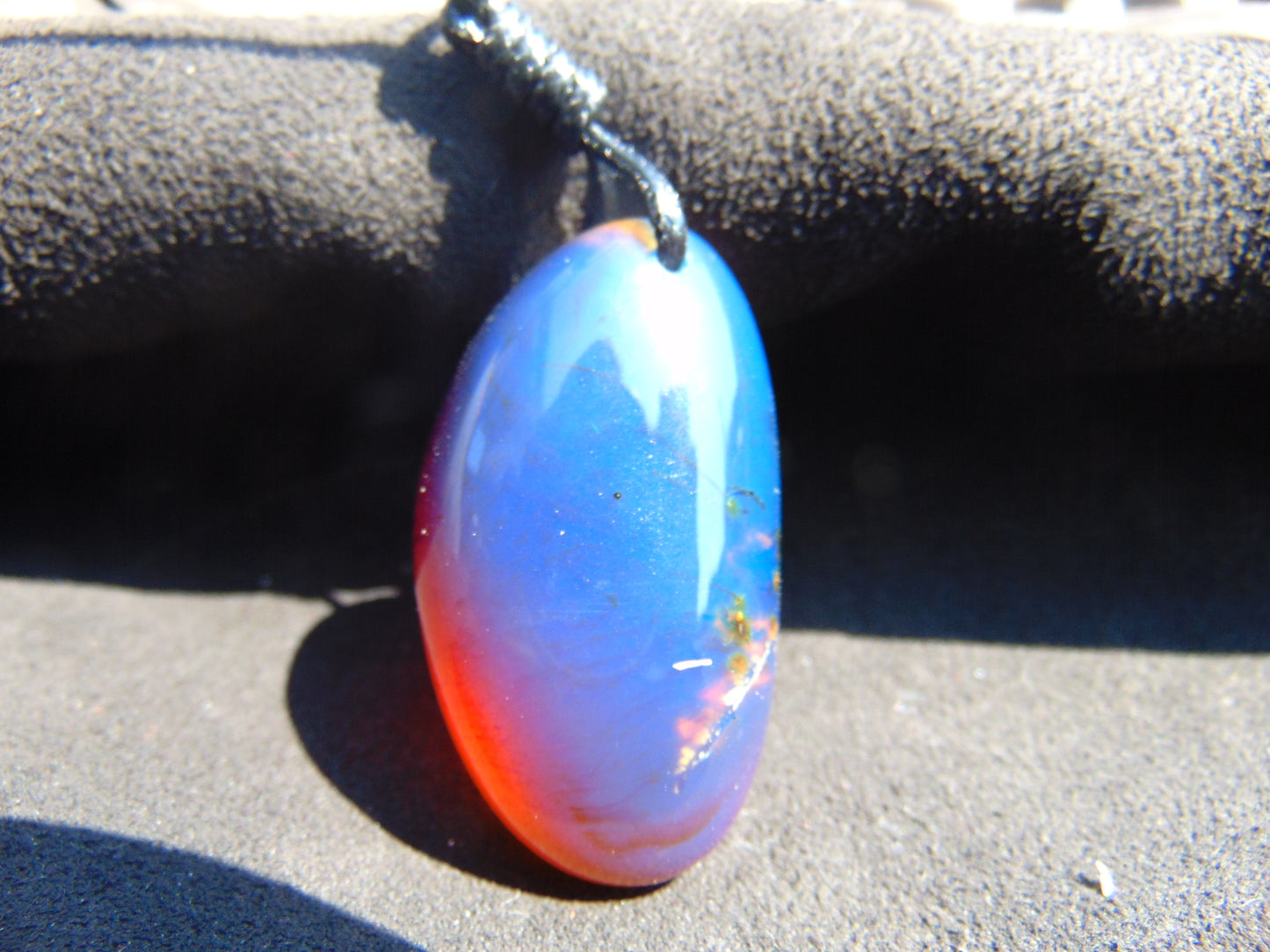 21 gram Pendant 49x28x24 mm Indonesian Blue Amber for Healing PDN31