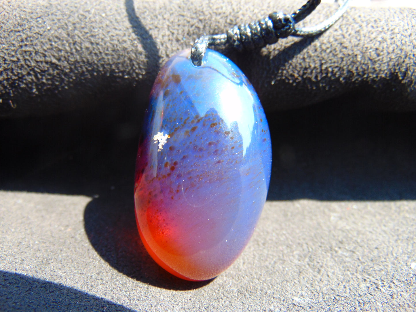 21 gram Pendant 49x28x24 mm Indonesian Blue Amber for Healing PDN31