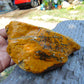 346 gram Polished Indonesia Yellow Aromatic Amber for Healing AY26M141