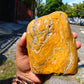 460 gram Polished Indonesia Yellow Fragrance Amber for Healing AYAR05