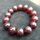 34 gram 14 Beads Mala Bracelet Indonesian Cherry Red Amber for Healing A14G256
