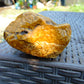 324 gram Polished Indonesia Yellow Aromatic Amber for Healing AY26M137