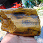 324 gram Polished Indonesia Yellow Aromatic Amber for Healing AY26M137