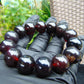 34 gram 14 Beads Mala Bracelet Indonesian Cherry Red Amber 16 mm for Healing A14G247