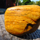 488 gram Polished Indonesia Yellow Fragrance Amber for Healing AYAR07