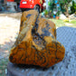 444 gram Polished Indonesia Yellow Aromatic Amber for Healing AY26M139