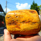488 gram Polished Indonesia Yellow Fragrance Amber for Healing AYAR07