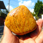 488 gram Polished Indonesia Yellow Fragrance Amber for Healing AYAR07