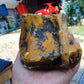 444 gram Polished Indonesia Yellow Aromatic Amber for Healing AY26M139