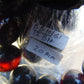 61 gram 12 Beads Mala Bracelet Indonesian Black Blue Amber 20 mm for Healing G20B110