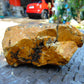 256 gram Polished Indonesia Yellow Aromatic Amber for Healing AY26M133