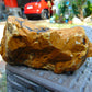 256 gram Polished Indonesia Yellow Aromatic Amber for Healing AY26M133
