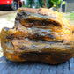 407 gram Polished Indonesia Yellow Aromatic Amber for Healing AY26M130