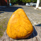 198 gram Polished Indonesia Yellow Fragrance Amber for Healing KM1