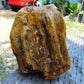 407 gram Polished Indonesia Yellow Aromatic Amber for Healing AY26M130