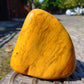 198 gram Polished Indonesia Yellow Fragrance Amber for Healing KM1