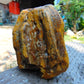 407 gram Polished Indonesia Yellow Aromatic Amber for Healing AY26M130