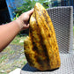 7606 gram Polished Indonesia Yellow Fragrance Amber for Healing K828