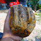 407 gram Polished Indonesia Yellow Aromatic Amber for Healing AY26M130
