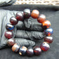 33 gram 16 Beads Mala Bracelet Indonesian Dark Red Amber for Healing A16G242