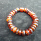 19 gram Small Beads Bracelet Indonesian Mix Red Blue Amber for Healing A31G215