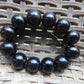 58 gram 12 Beads Mala Bracelet Indonesian Black Amber 20 mm for Healing BB9