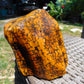 351 gram Polished Indonesia Yellow Fragrance Amber for Healing K823