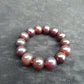35 gram 14 Beads Mala Bracelet Indonesian Cherry Red Amber 16 mm for Healing A14G249