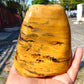 617 gram Polished Indonesia Yellow Fragrance Amber for Healing AYAR08