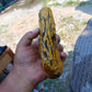 173 gram Polished Indonesia Yellow Aromatic Amber for Healing AY26M127