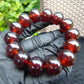 35 gram 14 Beads Mala Bracelet Indonesian Red Amber 16 mm for Healing A14G254