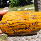 214 gram Polished Indonesia Yellow Fragrance Amber for Healing K825