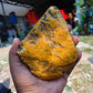 173 gram Polished Indonesia Yellow Aromatic Amber for Healing AY26M127