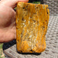 214 gram Polished Indonesia Yellow Fragrance Amber for Healing K825