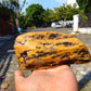 413 gram Polished Indonesia Yellow Fragrance Amber for Healing AYAR09