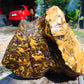 610 gram Polished Indonesia Yellow Aromatic Amber for Healing AY26M123