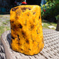 261 gram Polished Indonesia Yellow Fragrance Amber for Healing K822