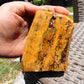 261 gram Polished Indonesia Yellow Fragrance Amber for Healing K822
