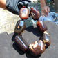 703 gr Big Necklace Indonesian Dark  Amber for Healing NE254