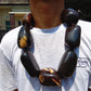 703 gr Big Necklace Indonesian Dark  Amber for Healing NE254
