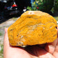 261 gram Polished Indonesia Yellow Fragrance Amber for Healing K822
