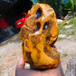 471 gram Polished Indonesia Yellow Aromatic Amber for Healing AY26M124
